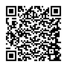 Codice QR per il numero di telefono +19044042318