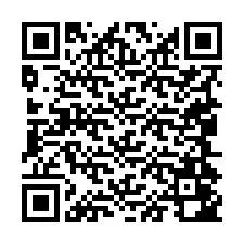 Código QR para número de teléfono +19044042566