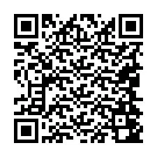 QR код за телефонен номер +19044042567