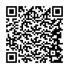 QR-код для номера телефона +19044053573