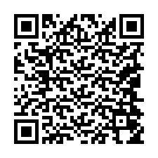 Código QR para número de teléfono +19044054479