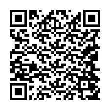 Código QR para número de telefone +19044057679