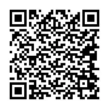 QR-код для номера телефона +19044075483