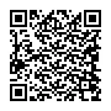 QR kód a telefonszámhoz +19044078212