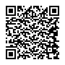 Codice QR per il numero di telefono +19044078823