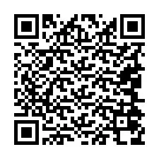 QR kód a telefonszámhoz +19044078837