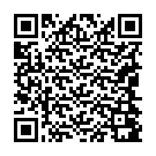 QR kód a telefonszámhoz +19044081065