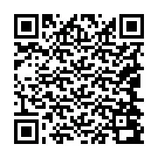 Codice QR per il numero di telefono +19044092929