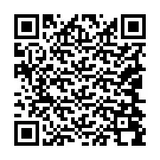 QR-Code für Telefonnummer +19044098139