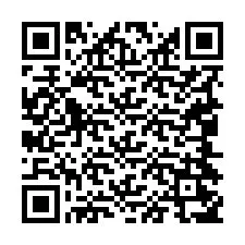 QR-код для номера телефона +19044257282