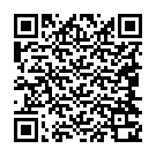 QR kód a telefonszámhoz +19044320682