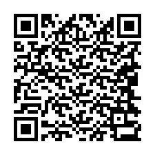 Código QR para número de teléfono +19044333476