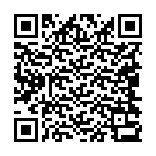 Codice QR per il numero di telefono +19044333496