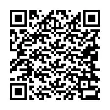 Código QR para número de telefone +19044333497