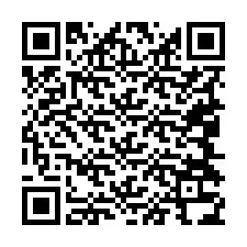 Código QR para número de telefone +19044334323