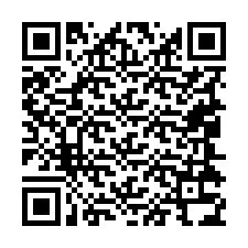 QR kód a telefonszámhoz +19044334857