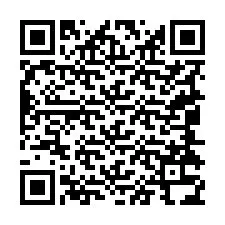 QR код за телефонен номер +19044334984