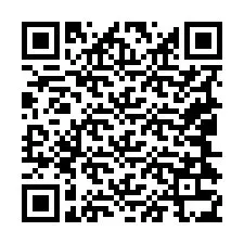 QR kód a telefonszámhoz +19044335139