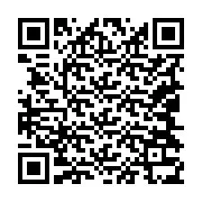 QR kód a telefonszámhoz +19044335339