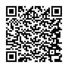 QR-kood telefoninumbri jaoks +19044336352