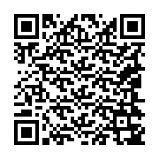 Código QR para número de teléfono +19044347459