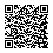 QR kód a telefonszámhoz +19044347474