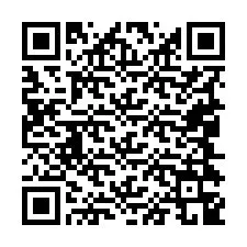 Código QR para número de telefone +19044349467