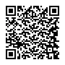 Código QR para número de teléfono +19044349472