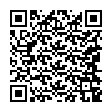 Codice QR per il numero di telefono +19044349474