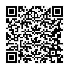 Código QR para número de telefone +19044349475