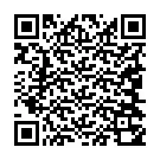 Kod QR dla numeru telefonu +19044350332