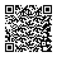 Kod QR dla numeru telefonu +19044350829