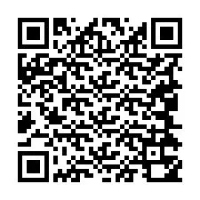 QR kód a telefonszámhoz +19044350832