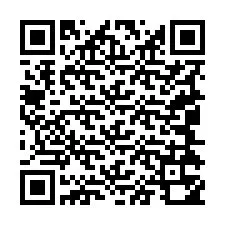 Codice QR per il numero di telefono +19044350834