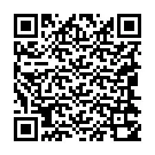 Código QR para número de teléfono +19044350854