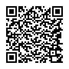 Kode QR untuk nomor Telepon +19044350868