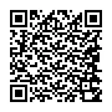 QR-код для номера телефона +19044350876