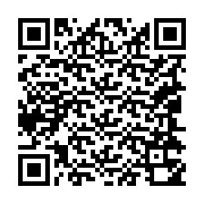 QR kód a telefonszámhoz +19044350959