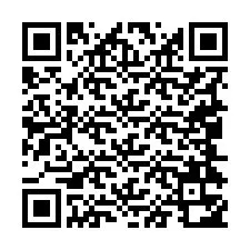 Código QR para número de telefone +19044352596