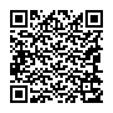 QR-code voor telefoonnummer +19044353905