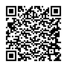 Kod QR dla numeru telefonu +19044354319