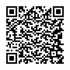 QR-код для номера телефона +19044355274