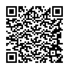 QR-koodi puhelinnumerolle +19044355744