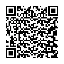 Kode QR untuk nomor Telepon +19044356025