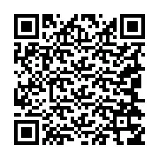 QR-код для номера телефона +19044356934