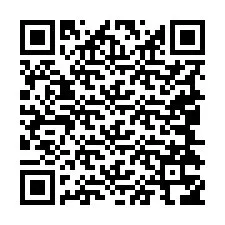 电话号码二维码 +19044356936