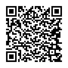 QR Code สำหรับหมายเลขโทรศัพท์ +19044357027