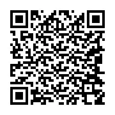 QR-code voor telefoonnummer +19044358394