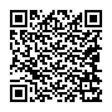 QR kód a telefonszámhoz +19044371529