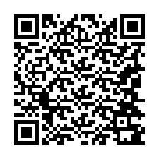 QR код за телефонен номер +19044381775